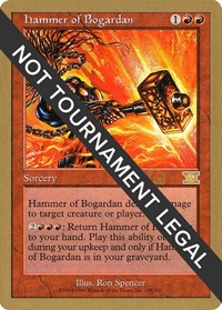 Hammer of Bogardan - 1999 Mark Le Pine (6ED) [World Championship Decks 1999]