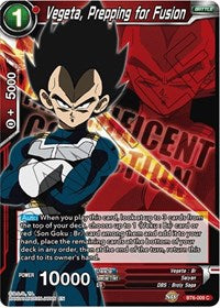 Vegeta, Prepping for Fusion [BT6-009]