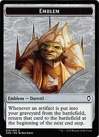 Emblem - Daretti, Scrap Savant [Commander Anthology Volume II Tokens]