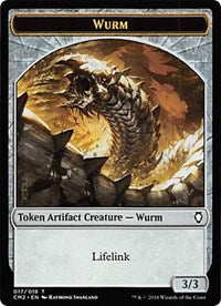 Wurm Token (Lifelink) [Commander Anthology Volume II Tokens]