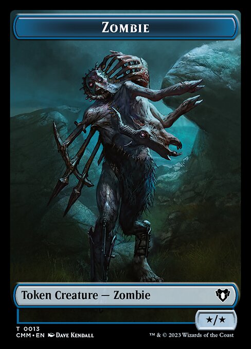 Soldier // Zombie (0013) Double-Sided Token [Commander Masters Tokens]