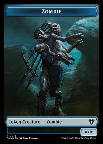 Soldier // Zombie (0013) Double-Sided Token [Commander Masters Tokens]
