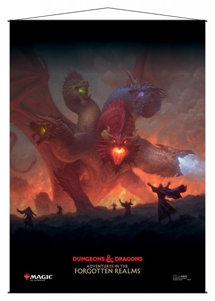MTG - WALL SCROLL- Adventures in the Forgotten Realms V2