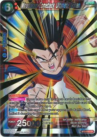 Miraculous Comeback Ultimate Gohan [BT2-006]