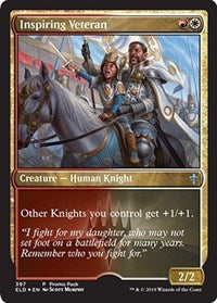 Inspiring Veteran [Promo Pack: Throne of Eldraine]