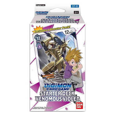 Digimon Card Game Series Starter Deck Display ST06 Venomous Violet