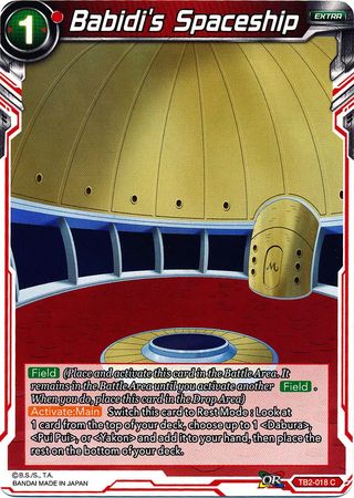 Babidi's Spaceship [TB2-018]
