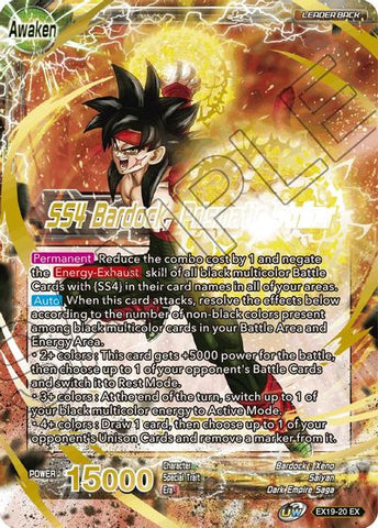 Bardock // SS4 Bardock, Prismatic Striker [EX19-20]