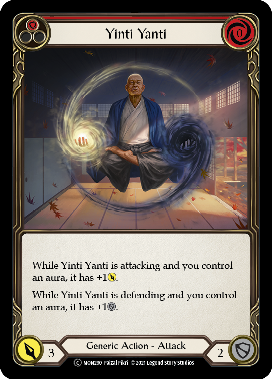 Yinti Yanti (Red) (Rainbow Foil) [U-MON290-RF] Unlimited Rainbow Foil