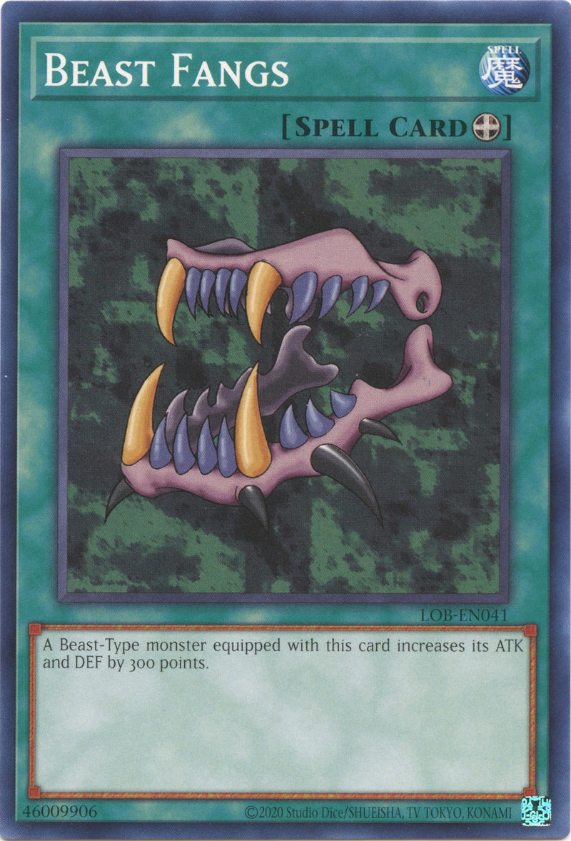 Beast Fangs [LOB-EN041] Common