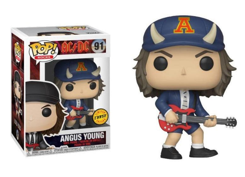 Angus Young Funko Pop! Vinyl AC/DC Limited Edition CHASE (91)