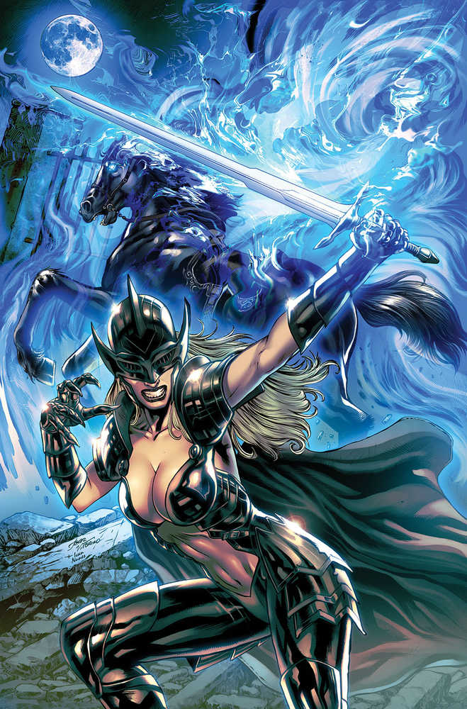 Grimm Univ Presents Quarterly Black Knight Cover A Vitorino