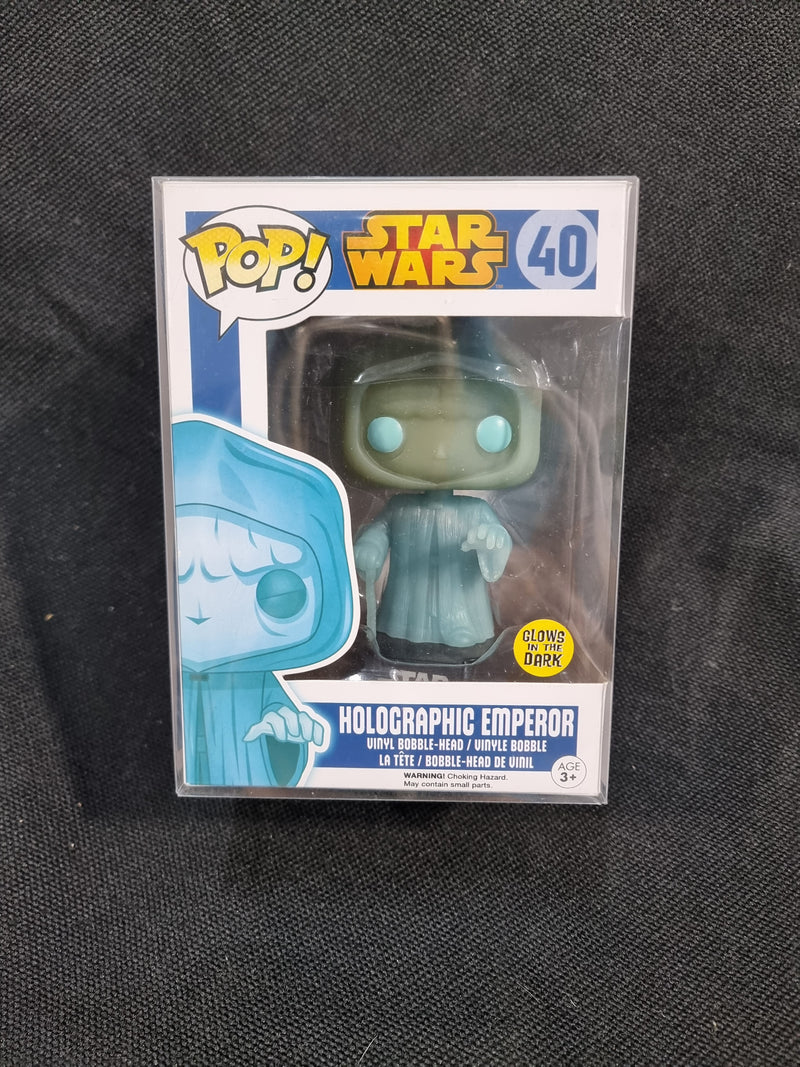 Holographic Emperor - Funko Pop! Star Wars (40) GITD