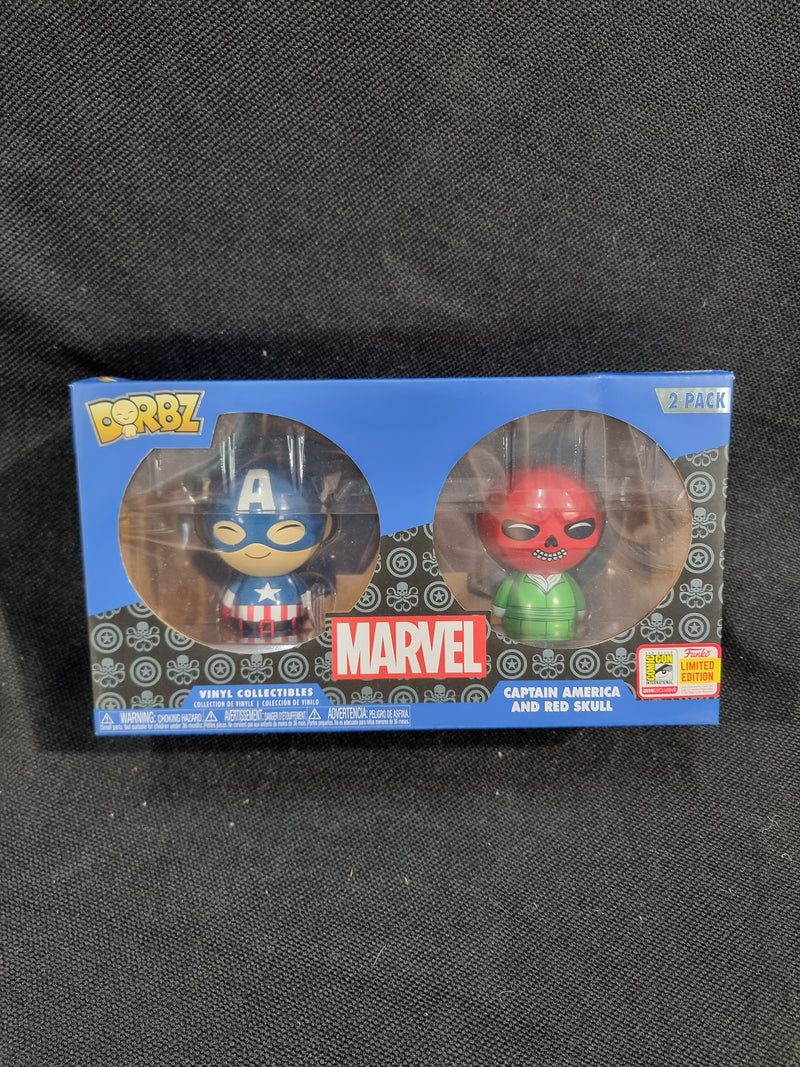 Funko Dorbz - Captain America and Red Skull 2 Pack 2018 SDCC Exclusive