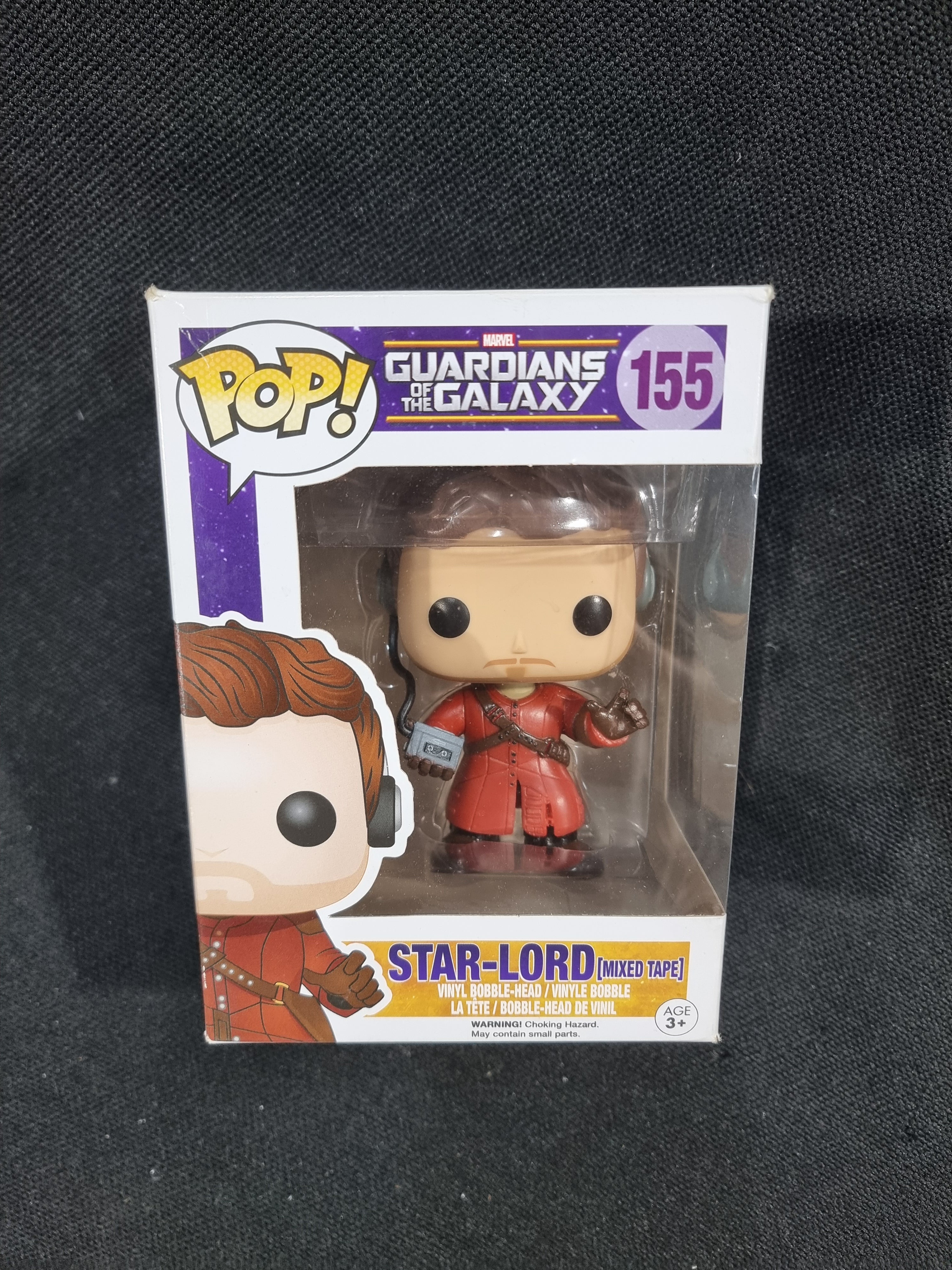  Funko Marvel Guardians of the Galaxy Star Lord Mixed Tape Pop  Vinyl Figure No. 155 : Toys & Games