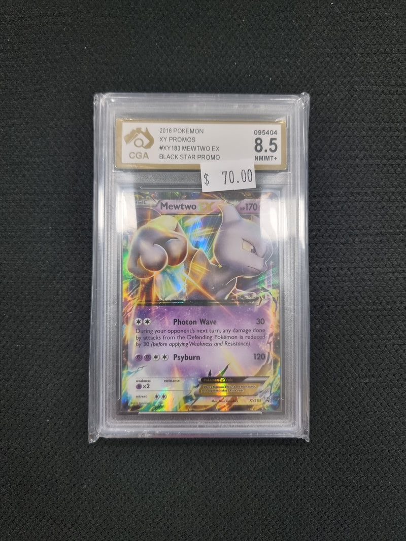 Mewtwo EX XY183 Graded 8.5