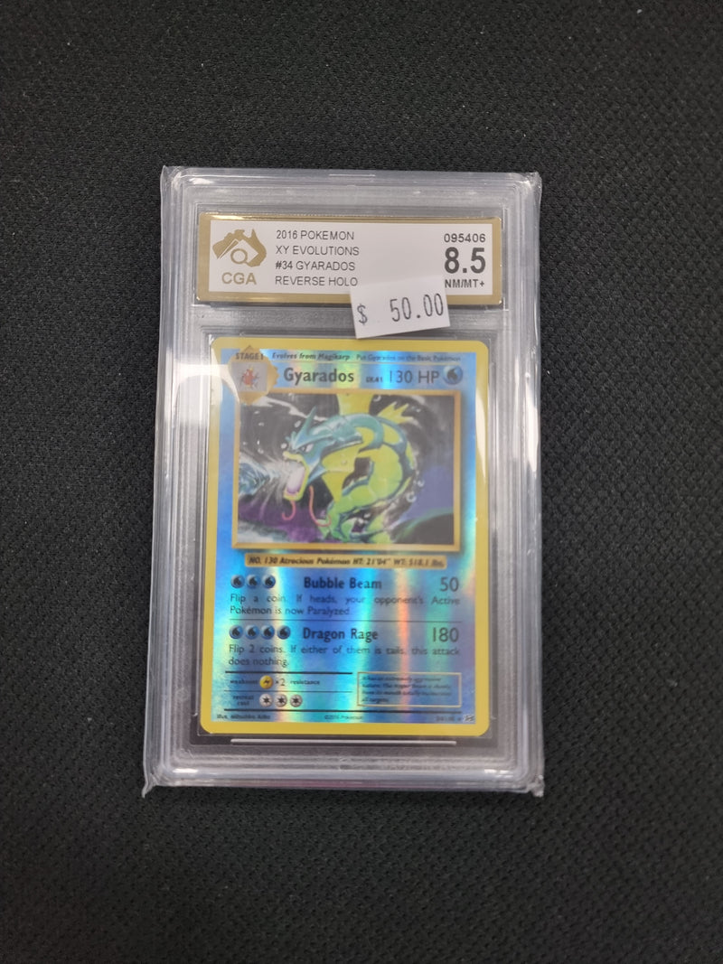 Gyarados EX 034/108 Graded 8.5