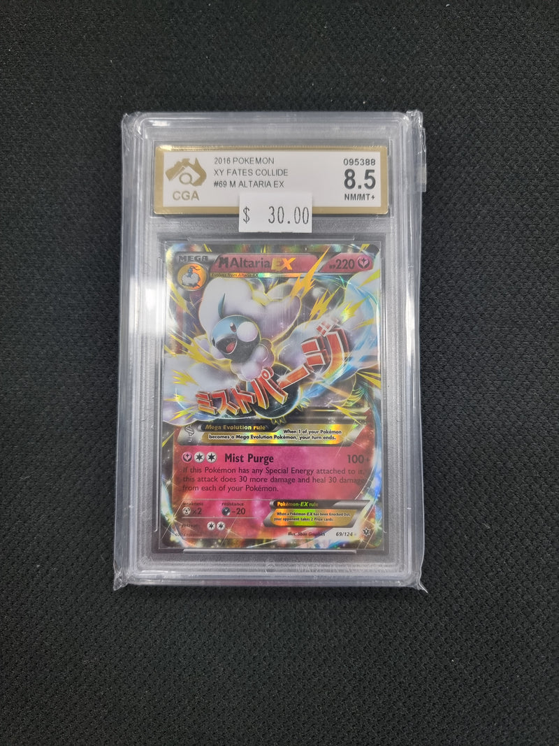 M Altaria EX 69/124 Graded 8.5