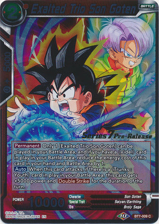 Exalted Trio Son Goten [BT7-009_PR]