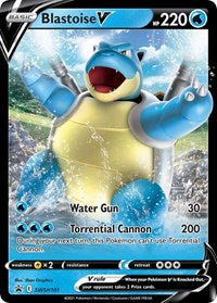 Blastoise V - SWSH101 [SWSH: Sword & Shield Promo Cards]