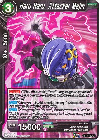 Haru Haru, Attacker Majin [BT3-120]