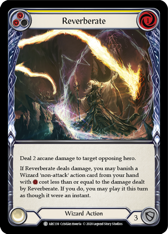 Reverberate (Yellow) [ARC139] Unlimited Rainbow Foil