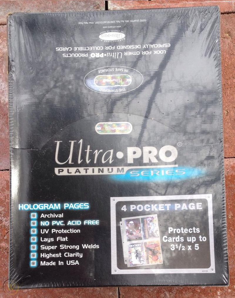 Ultra Pro Pages 4 pocket
