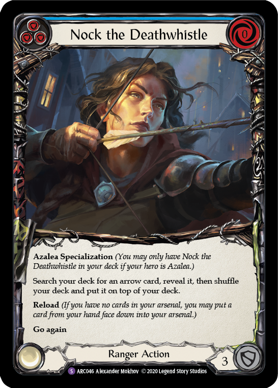 Nock the Deathwhistle [ARC046] Unlimited Rainbow Foil