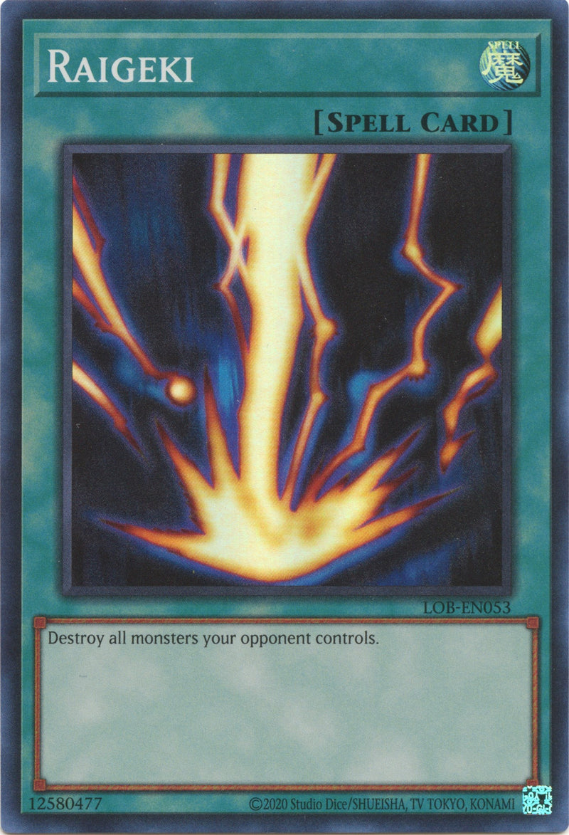 Raigeki [LOB-EN053] Super Rare