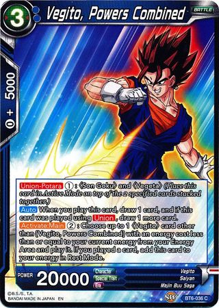 Vegito, Powers Combined [BT6-036]