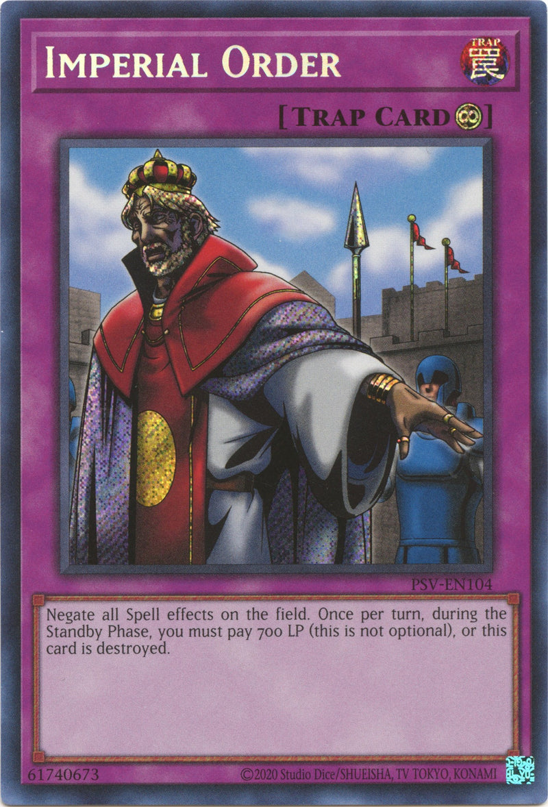 Imperial Order [PSV-EN104] Secret Rare