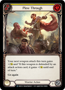 Plow Through (Yellow) (Rainbow Foil) [U-MON114-RF] Unlimited Rainbow Foil