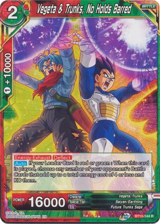 Vegeta & Trunks, No Holds Barred [BT10-144]