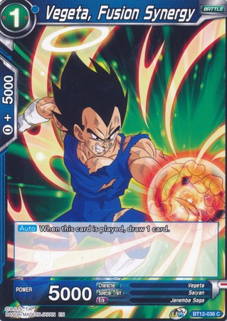 Vegeta, Fusion Synergy [BT12-036]