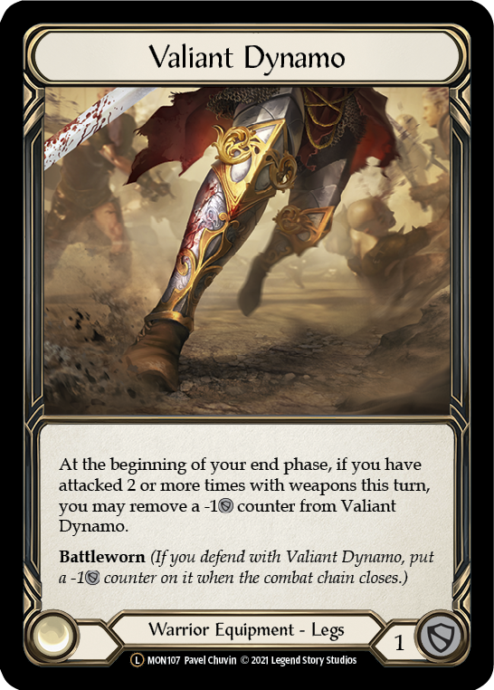 Valiant Dynamo (Rainbow Foil) [U-MON107-RF] Unlimited Rainbow Foil