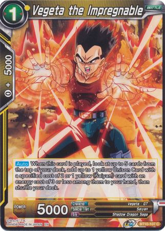 Vegeta the Impregnable [BT10-107]