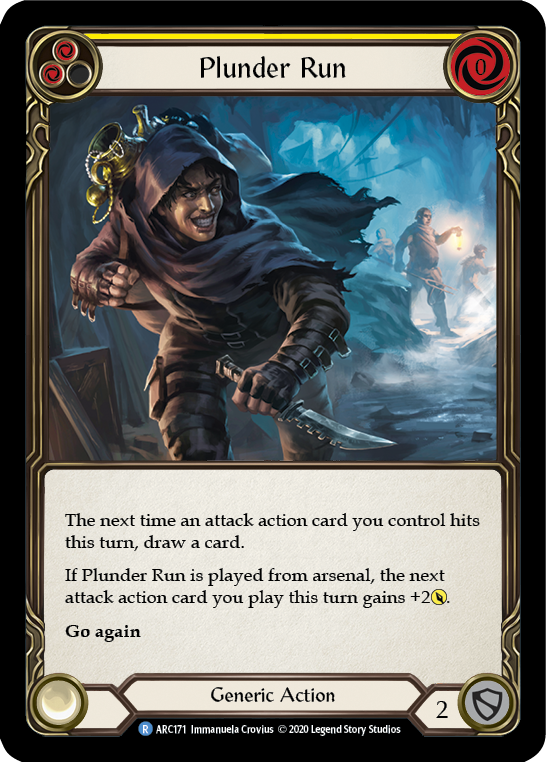Plunder Run (Yellow) [ARC171] Unlimited Rainbow Foil