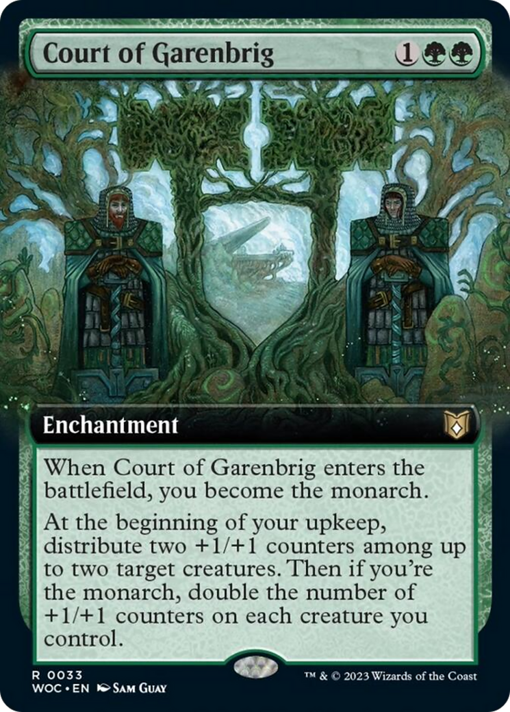 Court of Garenbrig (Extended Art) [Wilds of Eldraine Commander]