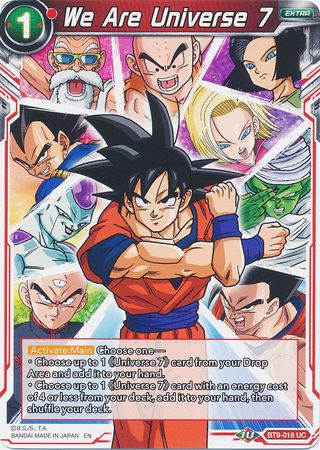 We Are Universe 7 [BT9-018]