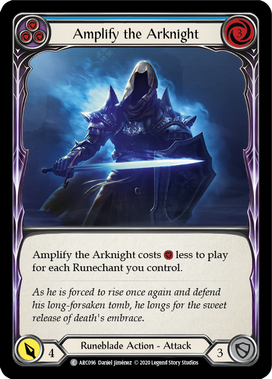 Amplify the Arknight (Blue) [ARC096] Unlimited Rainbow Foil