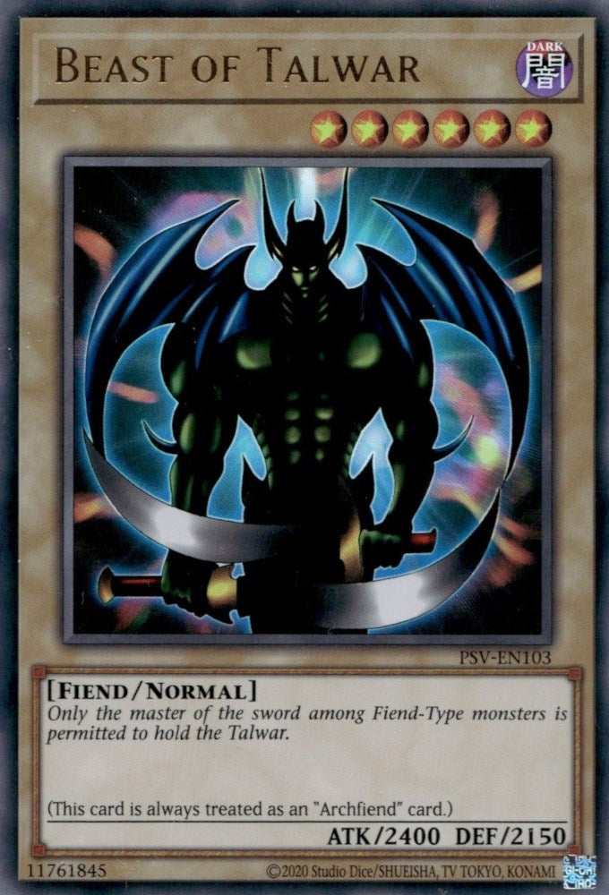 Beast of Talwar [PSV-EN103] Ultra Rare