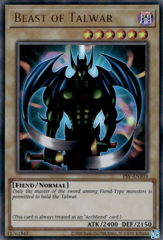 Beast of Talwar [PSV-EN103] Ultra Rare
