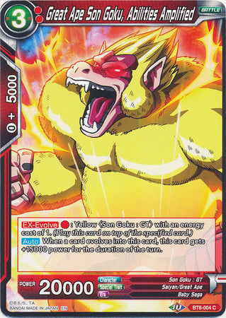 Great Ape Son Goku, Abilities Amplified [BT8-004]