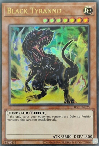 Black Tyranno [IOC-EN075] Ultra Rare