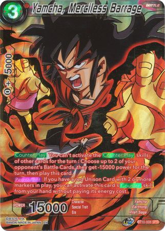 Yamcha, Merciless Barrage (SPR) [BT10-008]