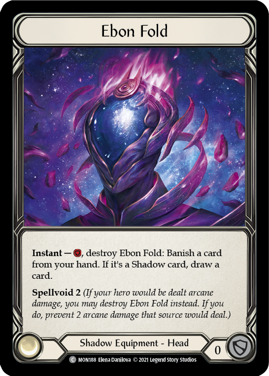 Ebon Fold (Cold Foil) [MON188-CF] 1st Edition Cold Foil