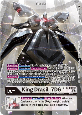 King Drasil_7D6 [BT13-007] (Alternate Art) [Versus Royal Knights Booster]