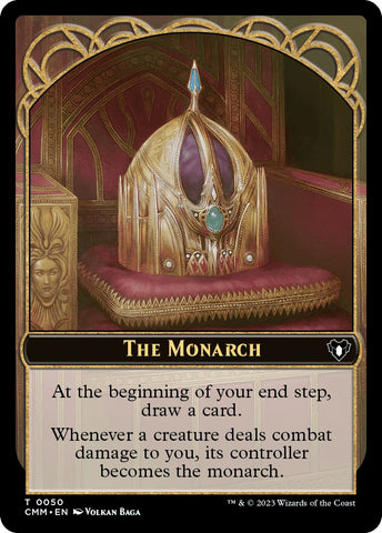 The Monarch // Dragon Egg Double-Sided Token [Commander Masters Tokens]