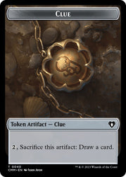 Clue // Satyr Double-Sided Token [Commander Masters Tokens]