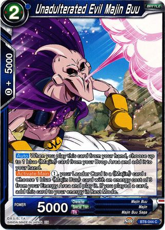 Unadulterated Evil Majin Buu [BT6-044]